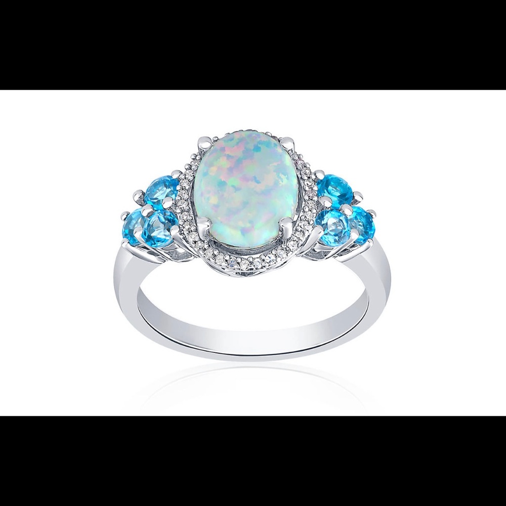 Opal Ring-size 8 - Picture 2 of 3